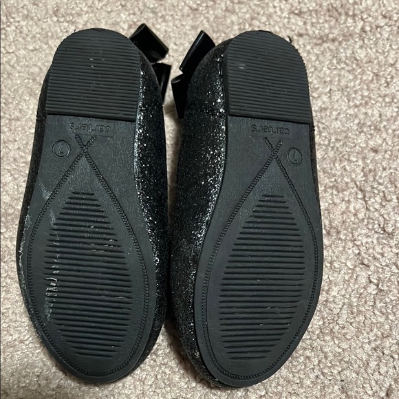 Carter's Black Dress Shoes with Decorative Bows - Picture 3 of 3